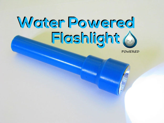 water-flashlight