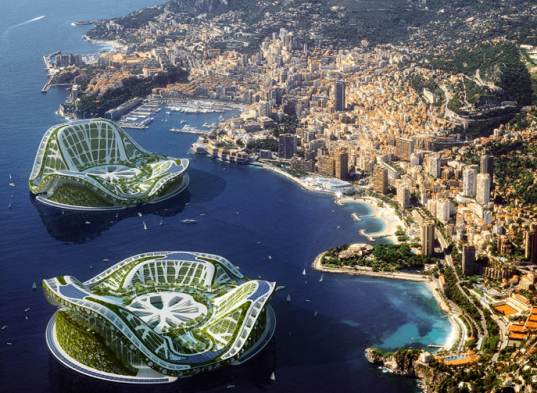 Плавающий город будущего LilyPad сможет вместить 50 тыс. человек